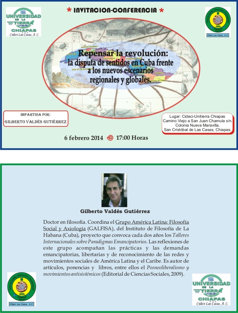 Conferencia-Gilberto Valdés- 6-02-2014